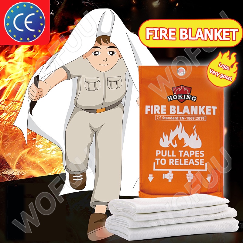 Fire Blanket For Fire Escape Fire Extinguisher Tool Fiber Glass For Home Fire Blanket Survival