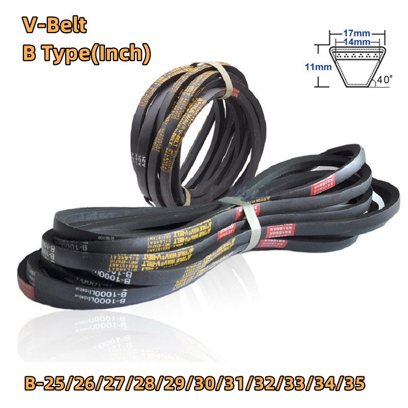 B Type Vbelt Triangle Belt B25/26/27/28/29/30/31/32/33/34/35 Inch
