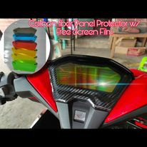 【Hot Sale】CARBON FIBER TYPE PANEL PROTECTOR FOR HONDA CLICK 125i/150i ...