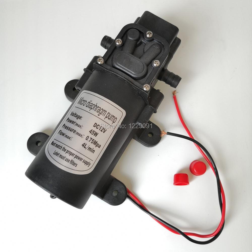 dc 12v 24v 4L/min High pressure mini electric water Pump 45W self