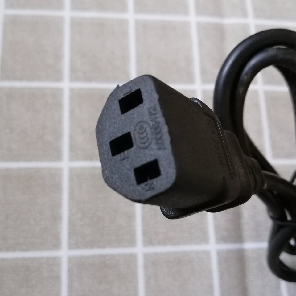 MT AC POWER CORD PLUG 1.5M 3 PIN FOR COMPUTER, RICE COOKER, MONITOR, THERMAL PRINTER WIRE