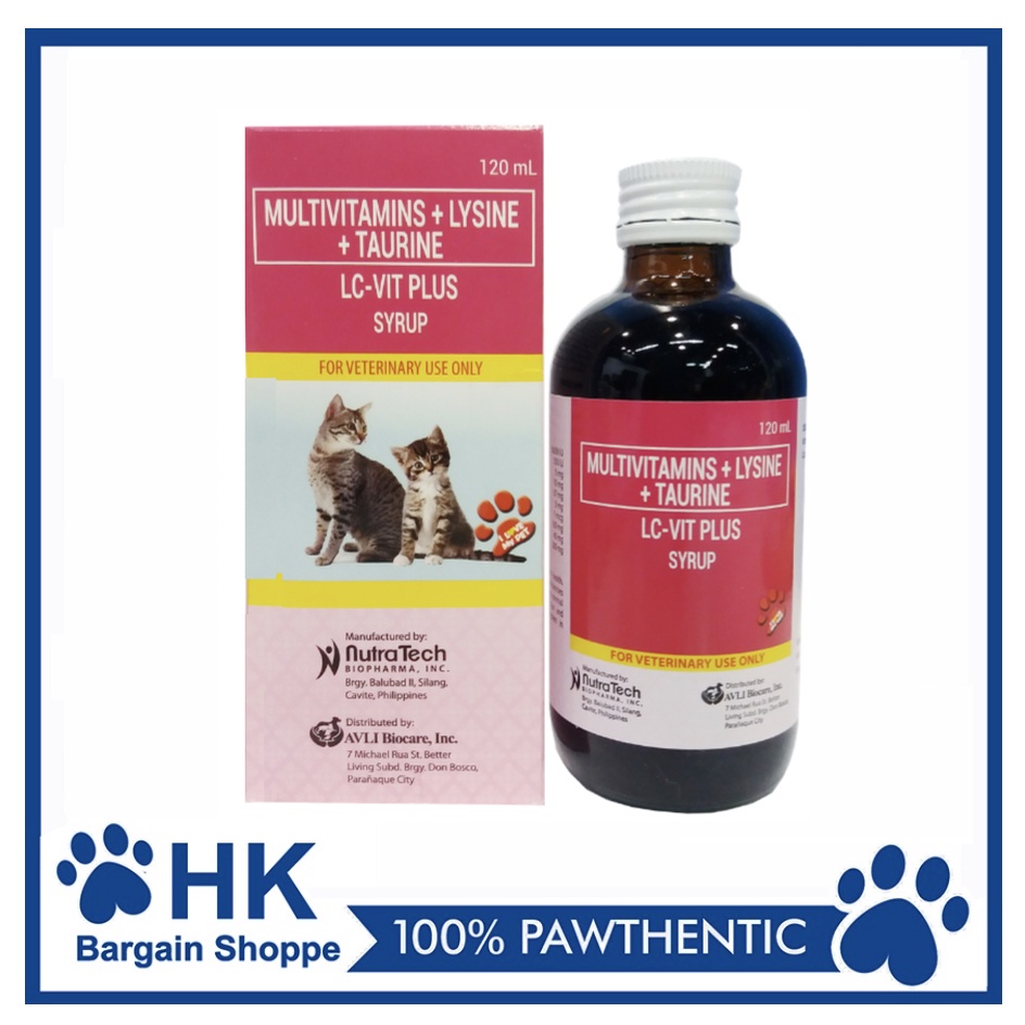 ∏LC Vit Plus for Cat and Kitten Multivitamin Syrup 120ml (1 Bottle