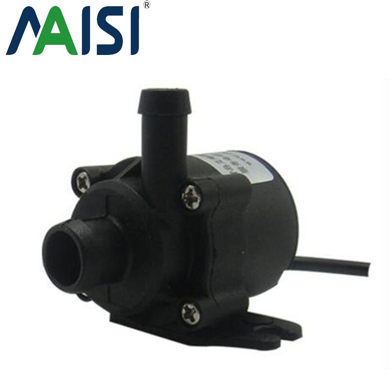 DC 12V 5W Micro Brushless Submersible Motor Water Pump 1.52M 350L/H Electric Water Circulation