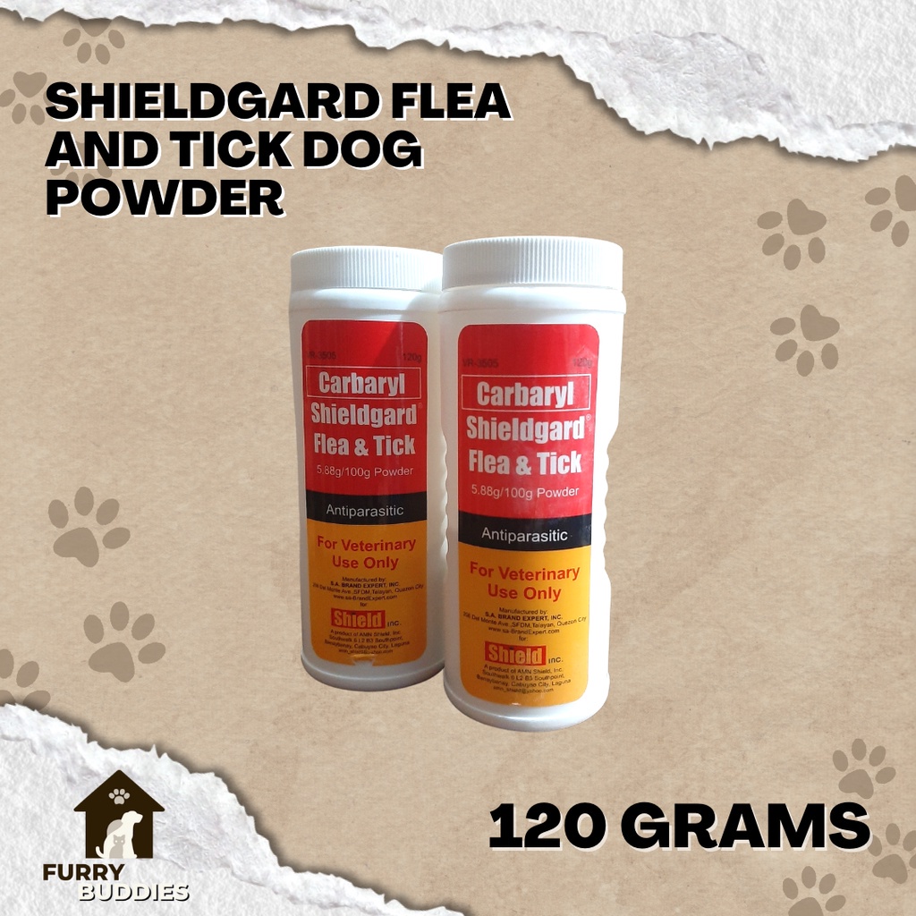 ☜SHIELDGARD FLEA AND TICK DOG POWDER (120 GRAMS) Shopee Philippines