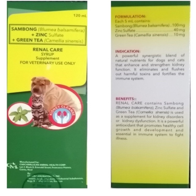 Renal Care Syrup (Sambong + Zinc + Green Tea) Shopee Philippines