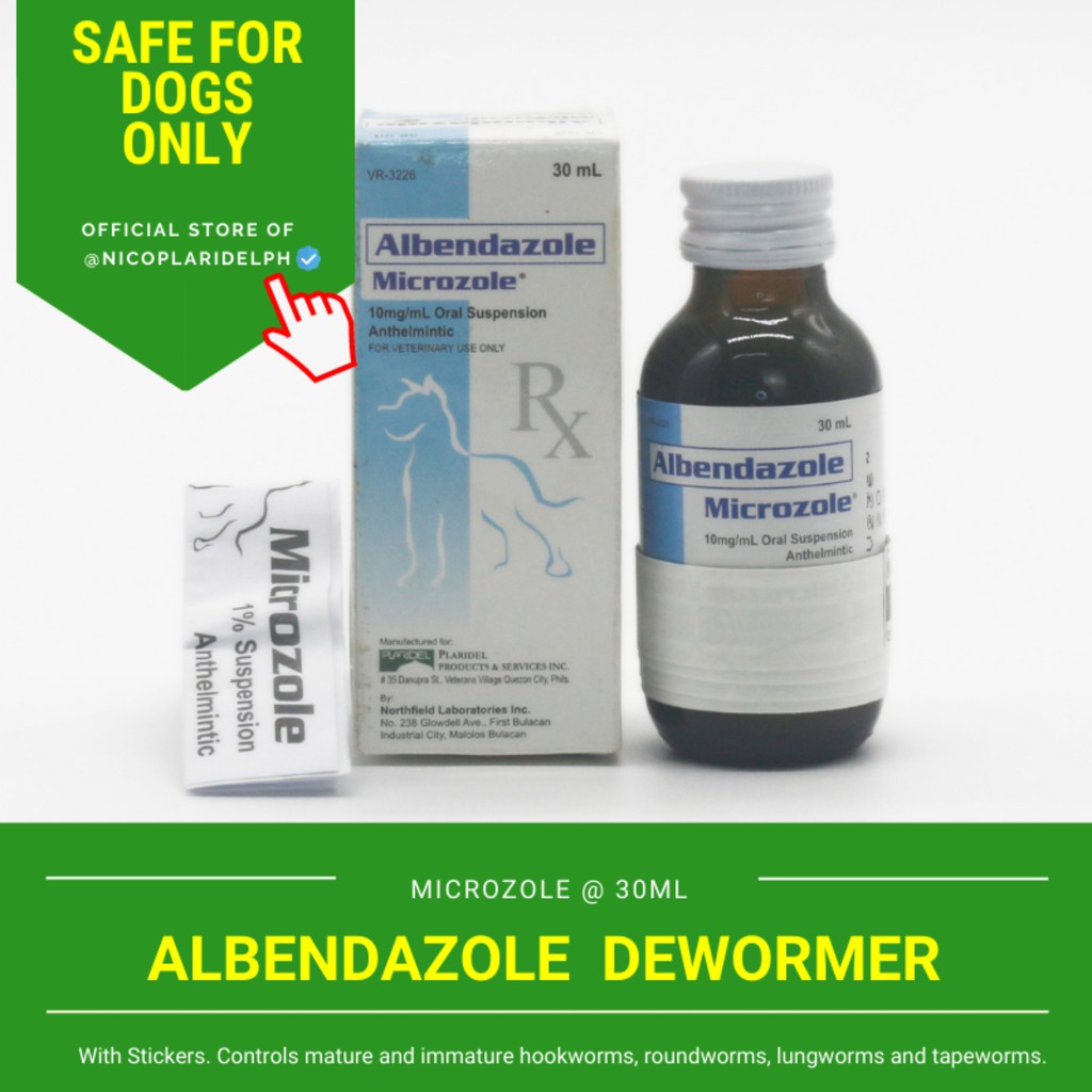 Microzole Power Dewormer to Control Hookworms, Lungworms, Roundworms