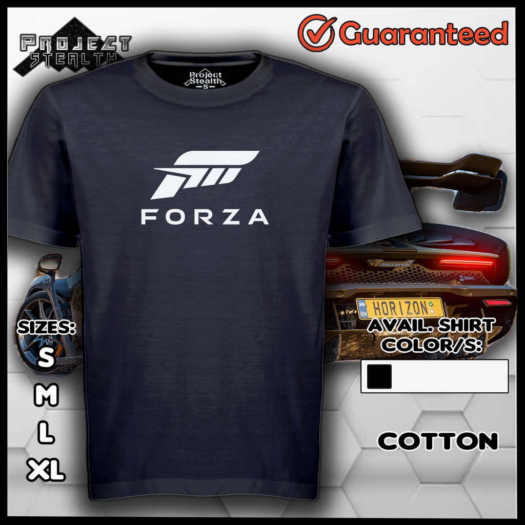 Forza Shirt (Forza Horizon) Gaming T-shirt Premium Cotton Unisex (Forza ...