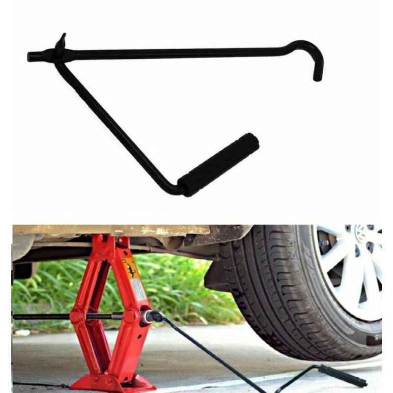 Foldable Car Wrench Jack Lifting Joystick Tools Hand Jack Rocker ...