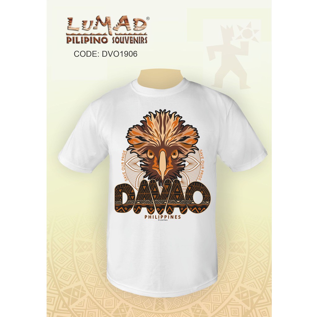 ┅Lumad Pilipino Souvenirs Davao Phil. Eagle 1906 unisex Shopee