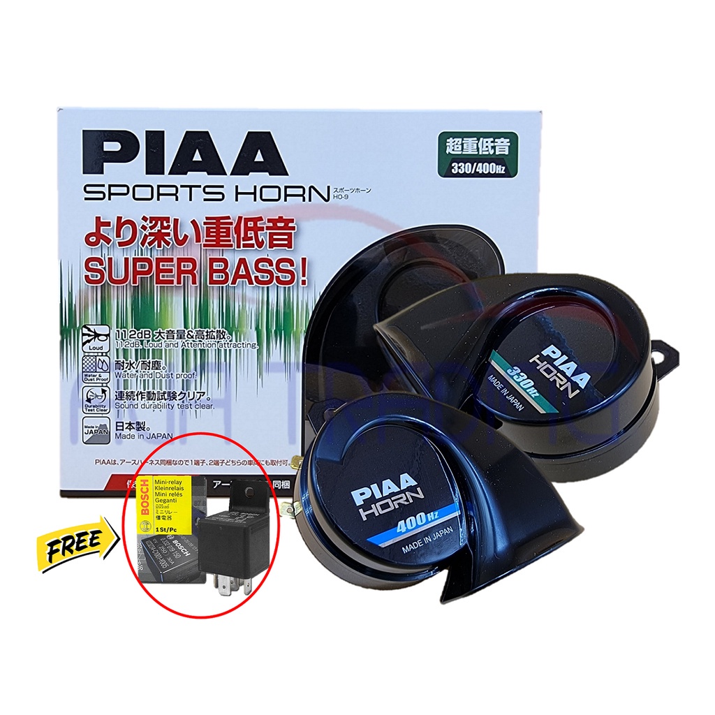 【Hot Sale】Genuine PIAA Superior Bass Horn 12 Volts with Free Relay ...