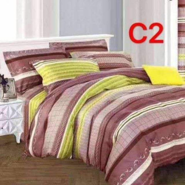 ℡∈4 in 1 Brown Color Bed Sheet Queen size ( 150 cm/ 60" inches) Shopee Philippines