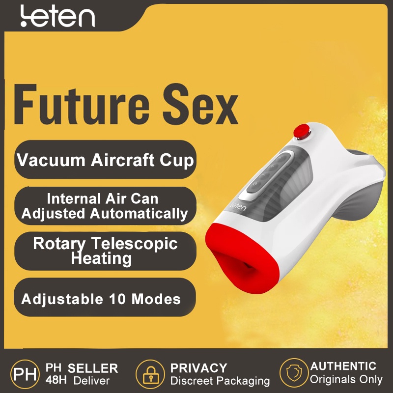 Leten Vacuum Toy The Latest Blast Of Air Oral Sex Cup Male Plane Cup Real Mouth Deep Throat Male