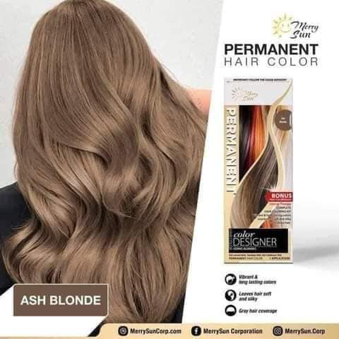 Light Ash Blonde Permanent Hair Color Shopee Philippines