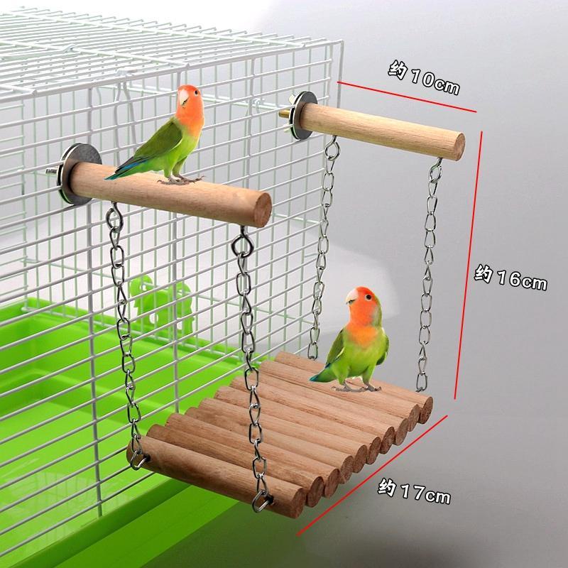[Ready Stock] Parrot Toy Supplies Bird Swing Ring Cloud Ladder Climbing