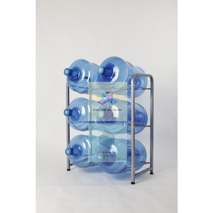 Water Gallon Rack Double 3 Tier / Water Gallon Dispenser Double 3 Tier ...