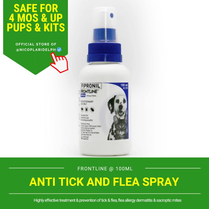 Frontline Spray for Treatment and Prevention of Tick and Flea