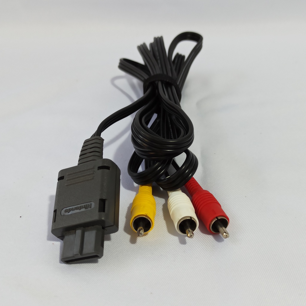 Original Nintendo SNES Super N64 GameCube AV Cable RCA Cord