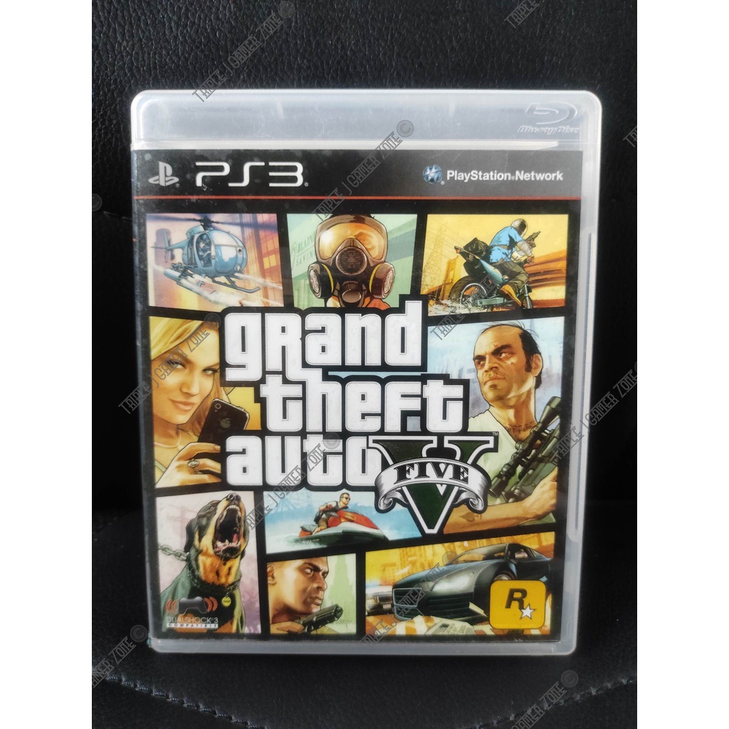 ☸♧▨GTA V Grand Theft Auto V PS3 Playstation 3 Original CD Game | Shopee  Philippines