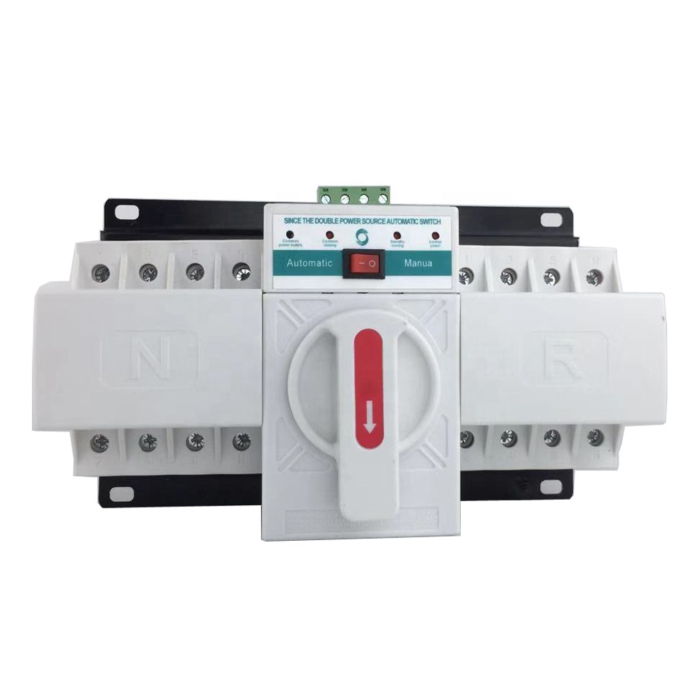 Three Phase ATS Automatic Transfer Switch Manual Changeover Switch 63A ...