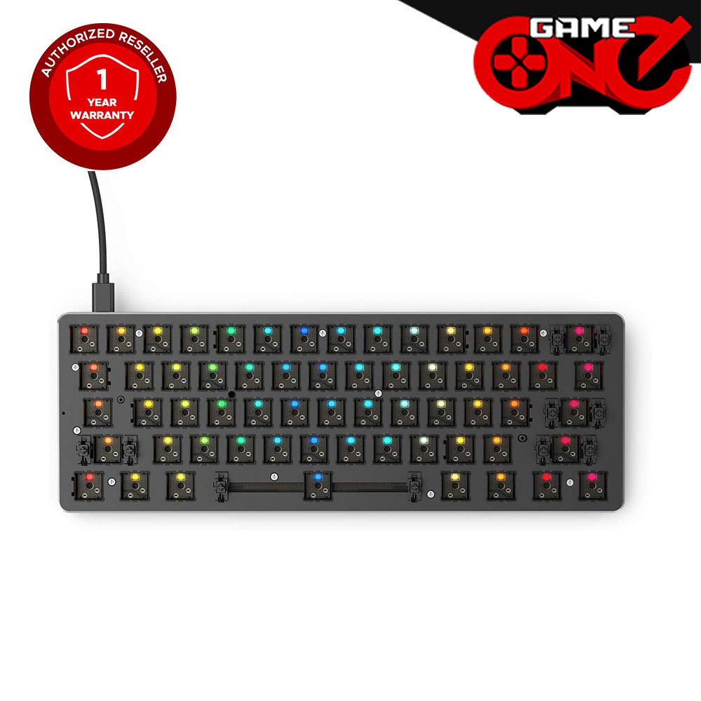 ℡๑ Glorious Modular Mechanical Keyboard GMMK Compact Barebone RGB ...