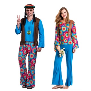 Men's 70's Guy Shirt and Bell Bottoms Costume - Retro Costumes