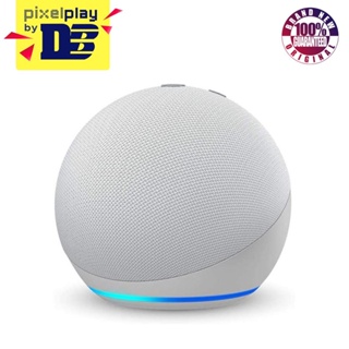 Echo Dot (5th Gen) Smart Speaker with Clock & Alexa - Glacier White