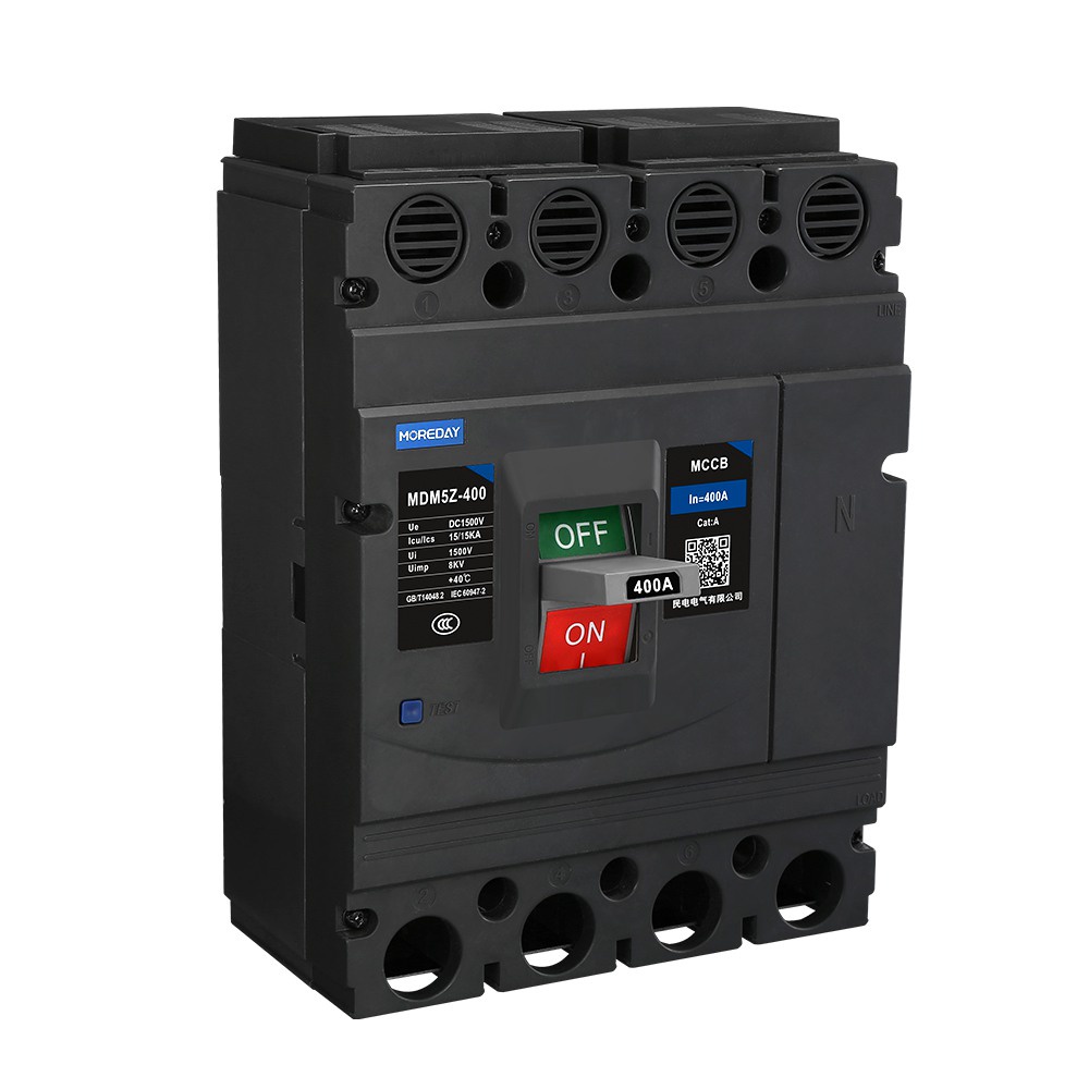 Moreday 400A 3P 4P 800V 1200V 1500V MCCB Moulded Case Circuit Breaker ...