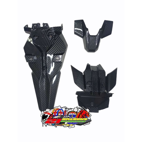 【Hot Sale】 Honda click rear carbon fender set for v2, v3 and click 160 ...