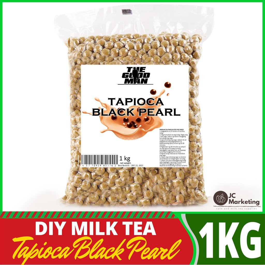 【Hot Sale】TGM™ Tapioca Black Pearl 1KG DIY Milk Tea Black Pearl Sago ...