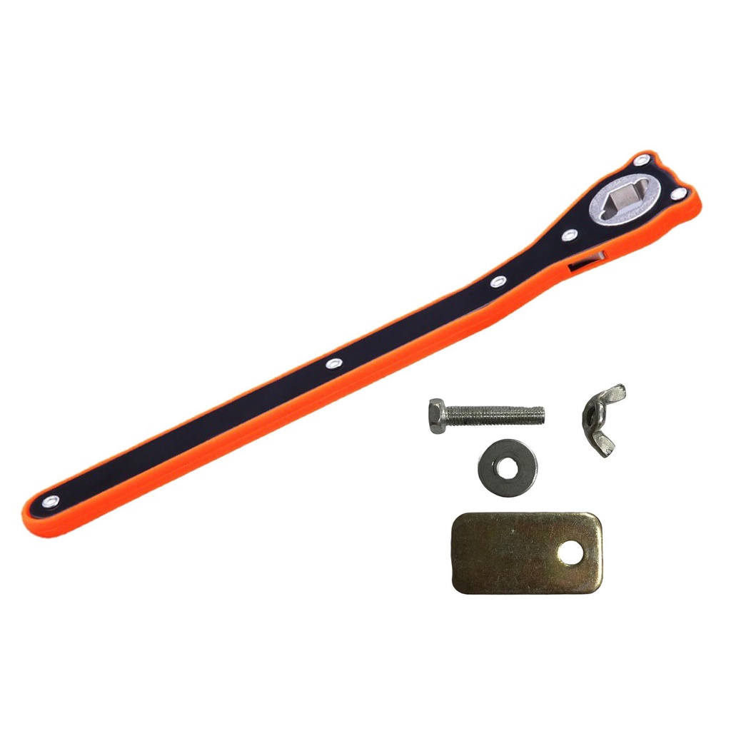 Auto Labor Saving Jack Ratchet Wrench Garage Tire Wheel Lug Wrench for