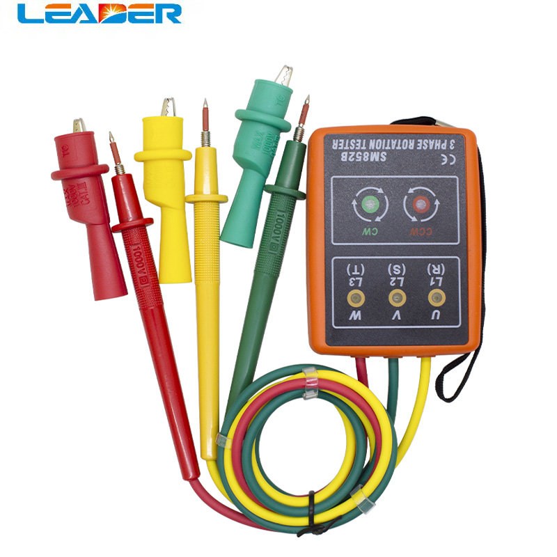 &LEADER SOLAR 3 Phase Sequence Presence Rotation Tester Indicator ...