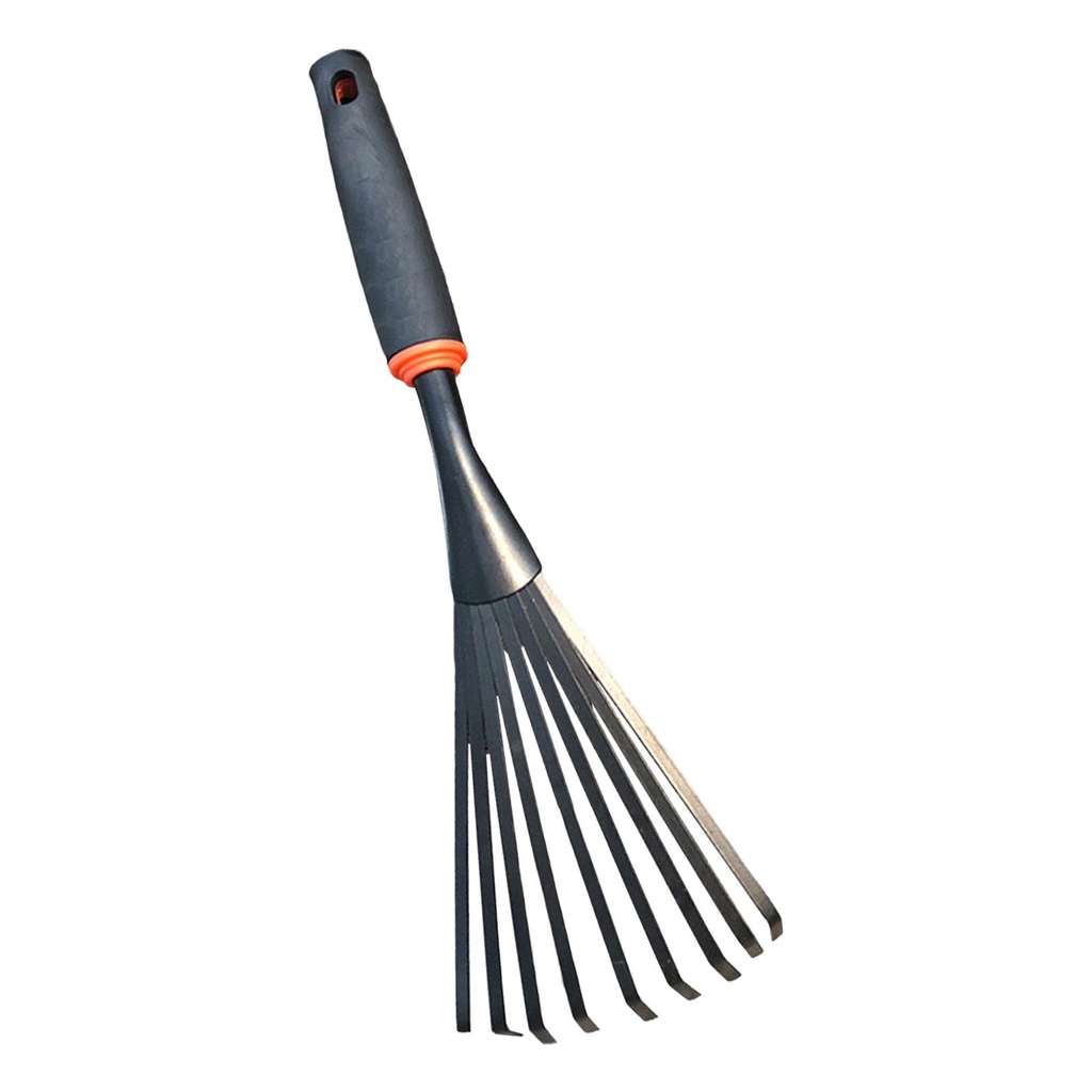 Heavy Duty Hand Rake Small Garden Rake Leaf Rake for Grass Spreading