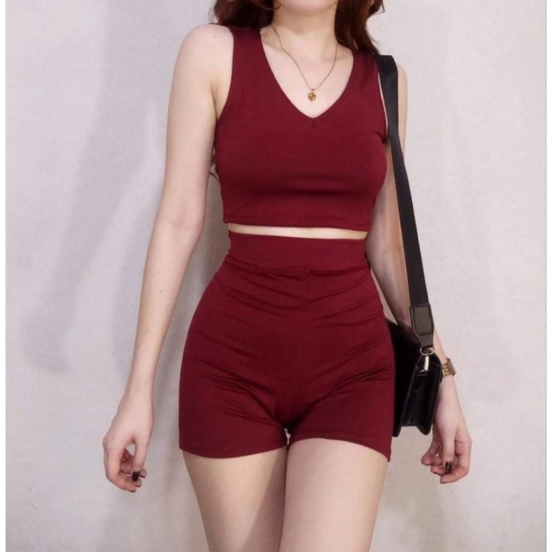 MILEY SPORTSWEAR TERNO HIGHWAISTED SHORT SEXY TERNO TRENDY