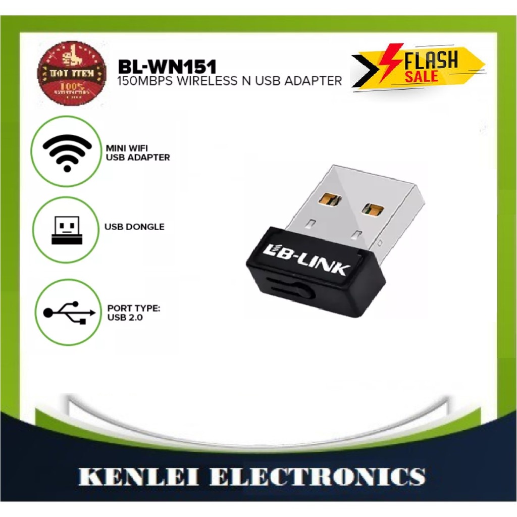 LB Link 150Mbps Wireless Adapter USB, WIFI Dongle, B/G/N , LB-link High ...