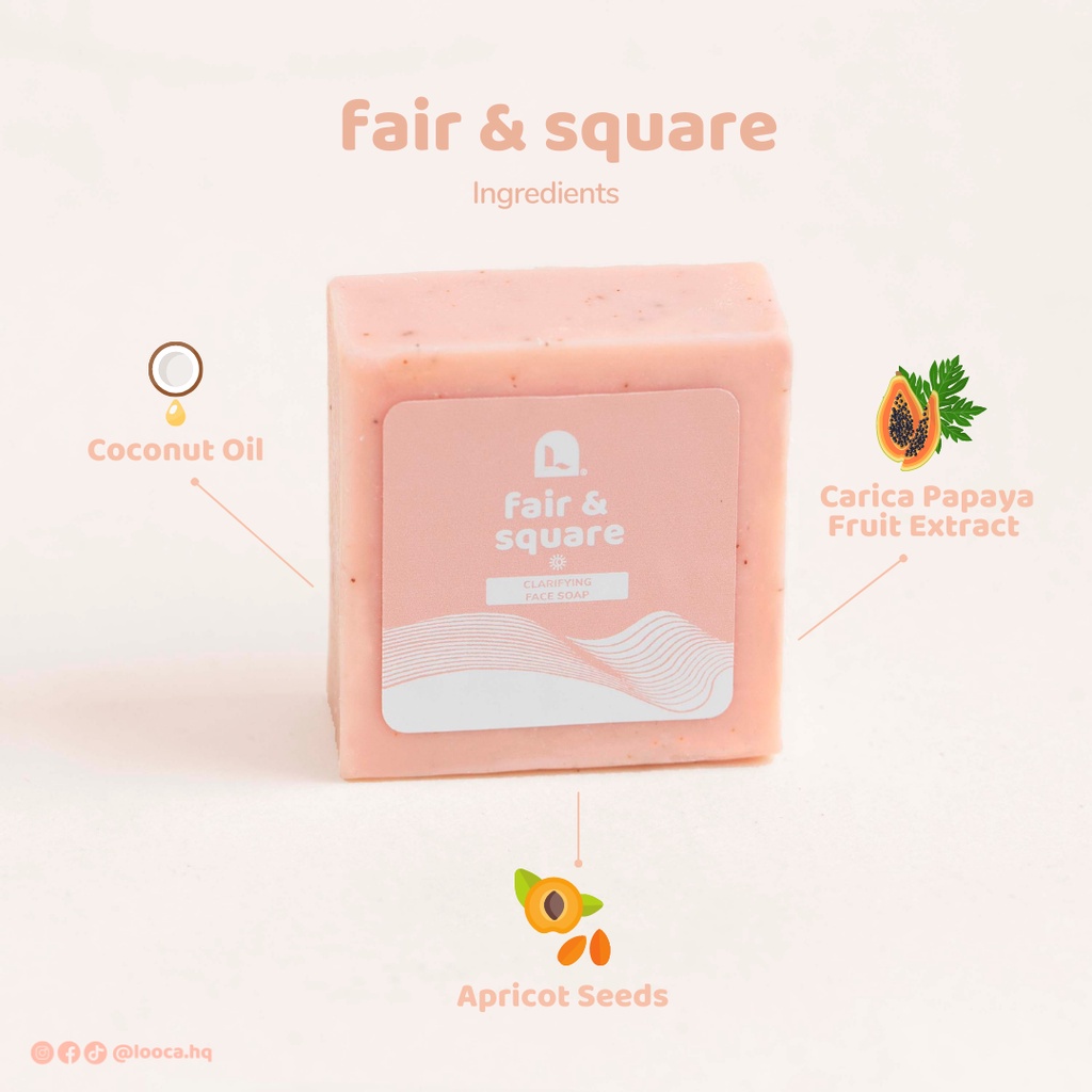 Silverbell | Looca Fair & Square Clarifying Face Soap | Shopee Philippines