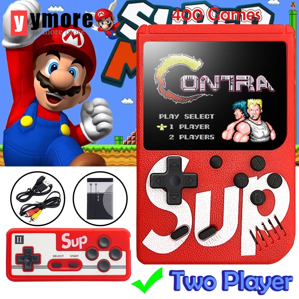 ❉SUP 2 Player Game Box 400 Games in 1 Portable Retro mini Gameboy LED  Screen Console Gameboy | Shopee Philippines