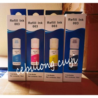 ┇003 Refill Dye Ink Compatible For Epson L3110 L3118 L3119 L3150 L3158 ...