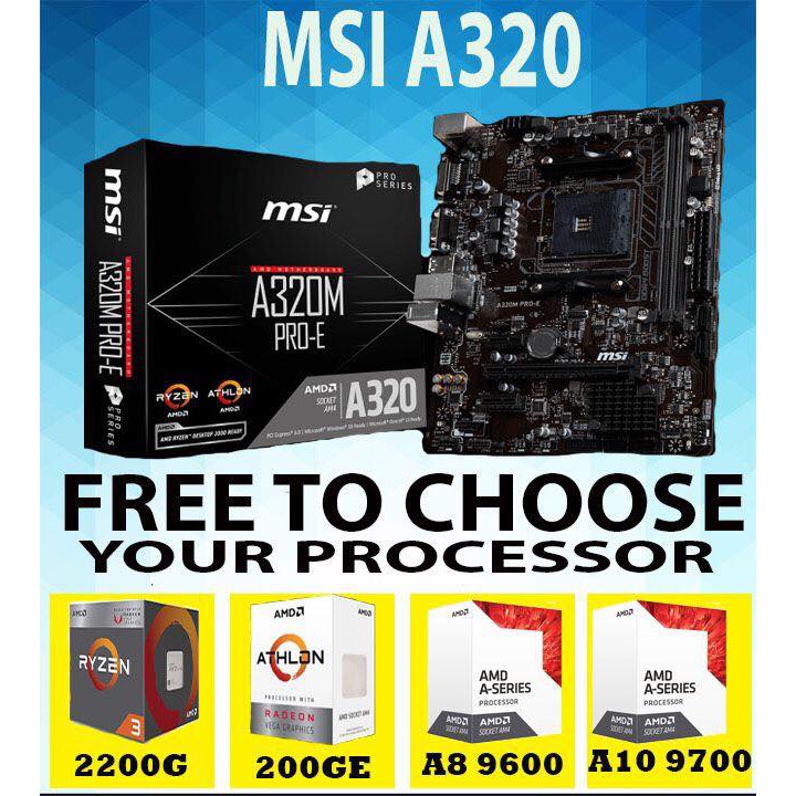 Carte mère msi A320M pro – Trouvez le meilleur prix