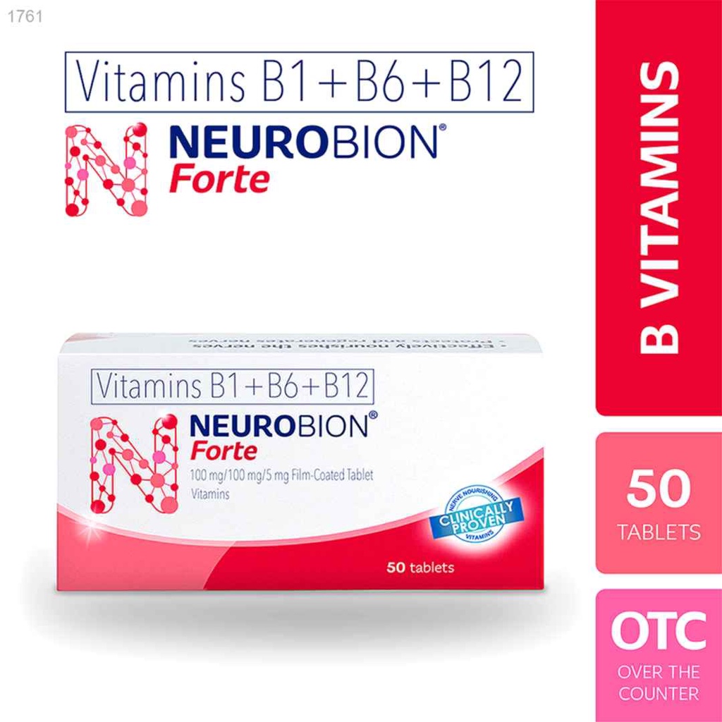 N8081 Neurobion Forte B Vitamins (B1+B6+B12) Tablet 50s | Nerve Care ...