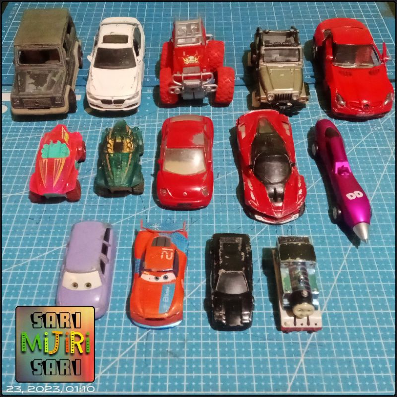 Preloved Toy Cars Jeeps Train & Monster Truck • Pixar LaFerrari Hot