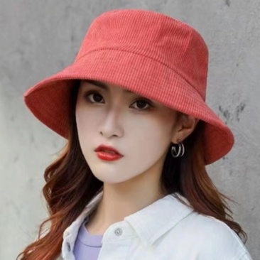 Joiea New Plain corduroy fabric Korean Inspired Bucket Hat for Unisex ...