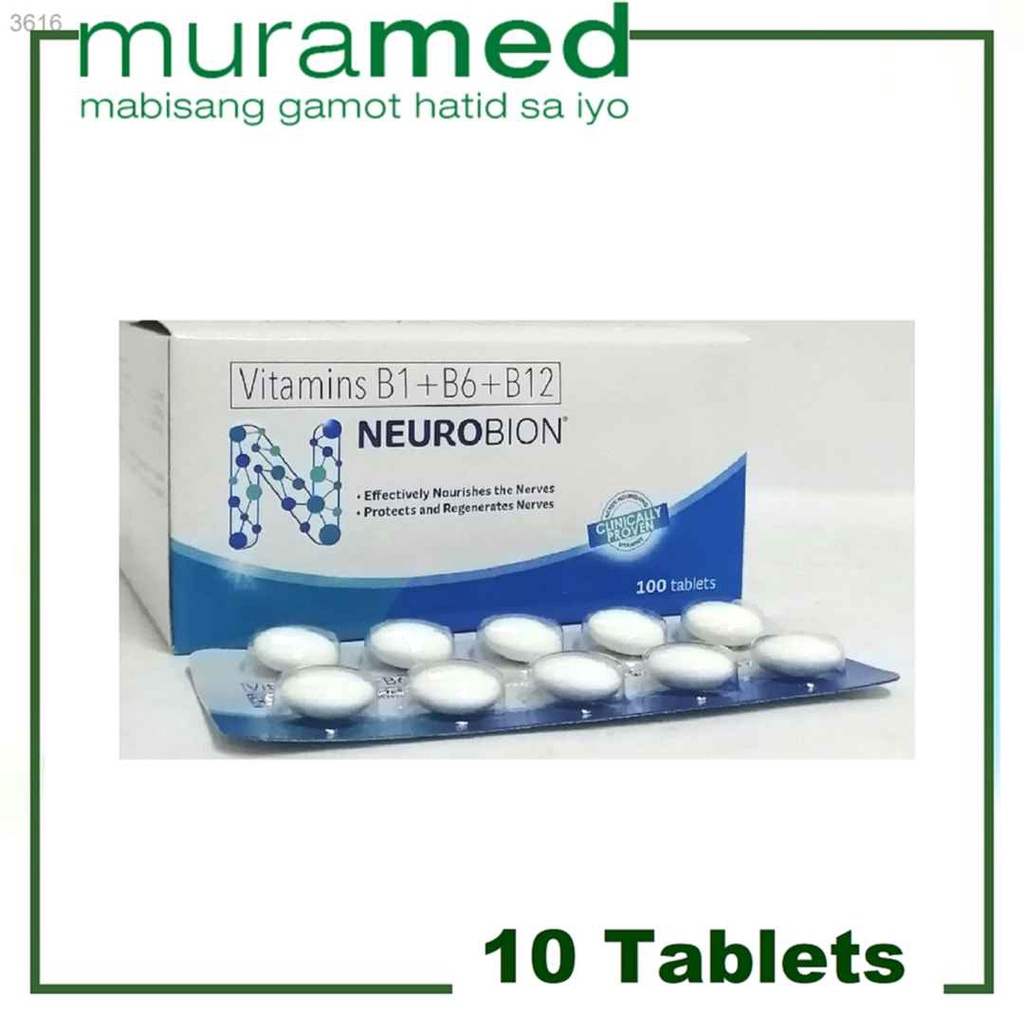 N9240 Neurobion Vitamin B Complex Tablet 10 S Shopee Philippines