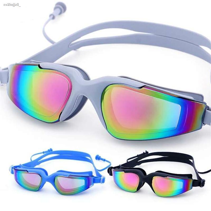 New Men Women Swimming Glasses Professional Anti Fog Adult Earplug ...