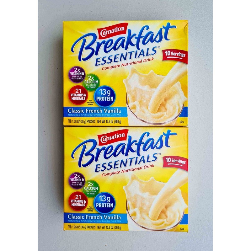☃Carnation Breakfast Essentials Powder Drink Mix, Classic French