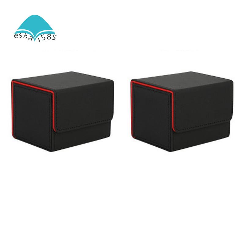 2X Card Box SideLoading Card Box Deck Case for Mtg Yugioh Card Binder