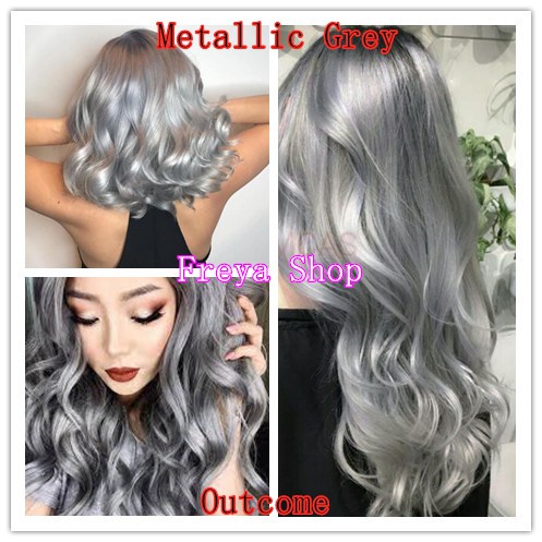 Metallic Grey / Metallic Gray Hair Color ( 9.01 Bremod Hair Color ...