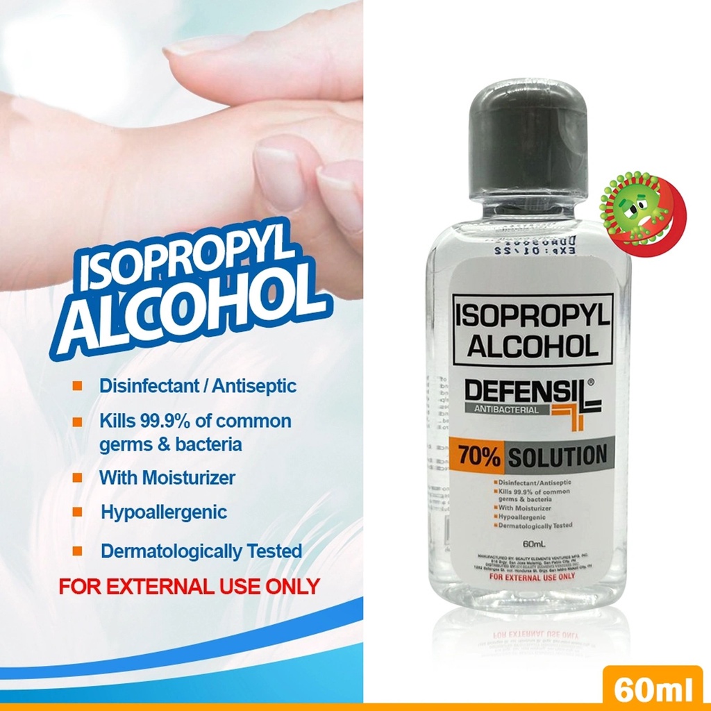 ☽HS Antibacterial Disinfectant Antiseptic Isopropyl Alcohol Defensil 70