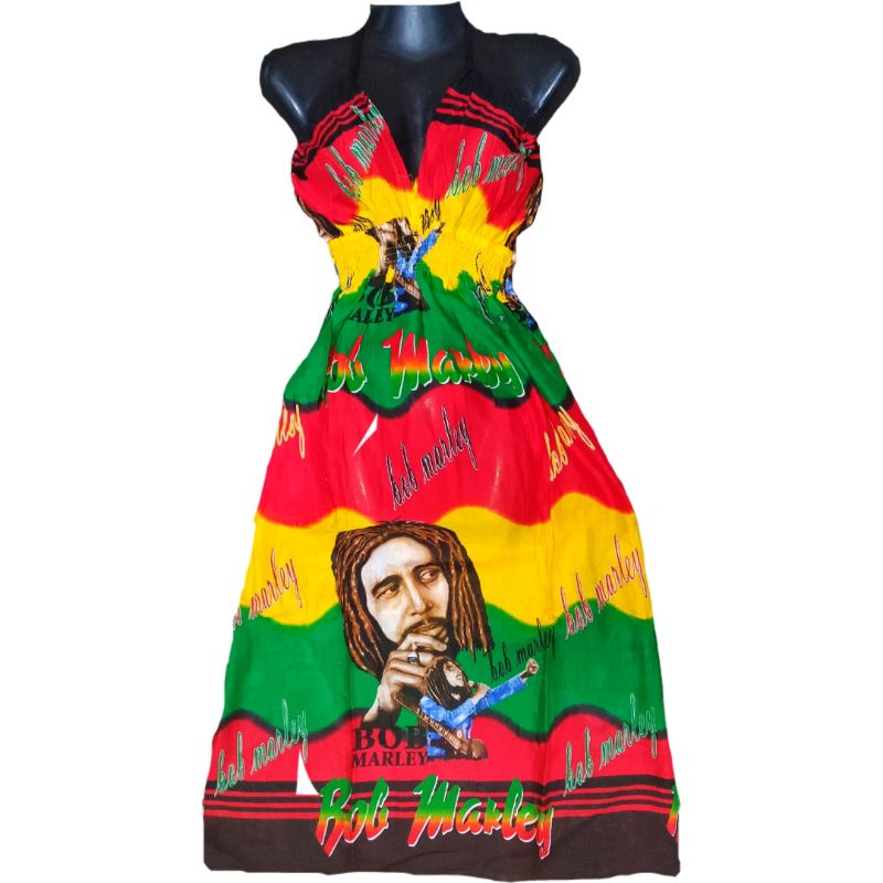 BOBMARLEY DRESS PABRA / REGGAE SLEEVELESS | Shopee Philippines