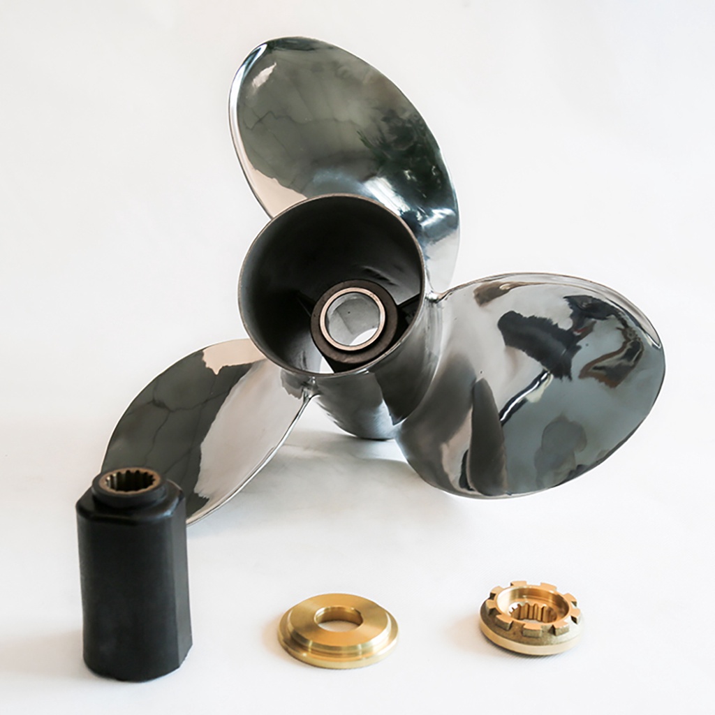 Interchangeable Stainless Steel Outboard Propeller 15 1/4x17 90CT400HP