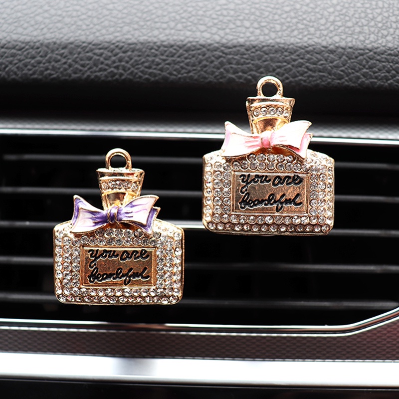 LY Car Air Vent Clip Air Freshener In Auto Interior Decor Bling Perfume